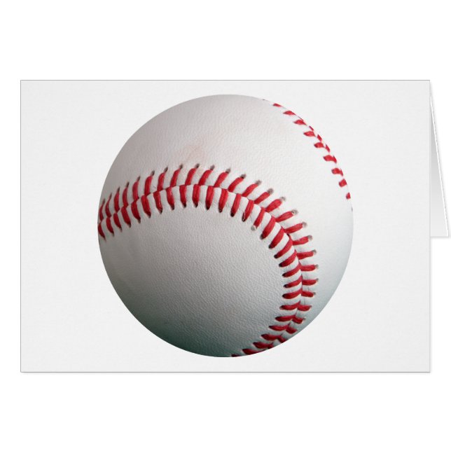 American White Single Baseball (Front Horizontal)