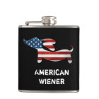 American Wiener Dog Dachshund Flask