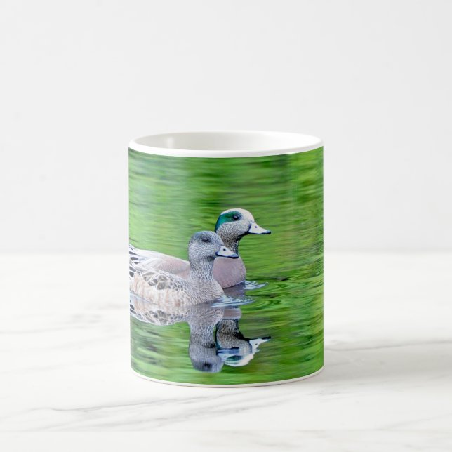 American Wigeon Pair Ceramic Mug (Center)
