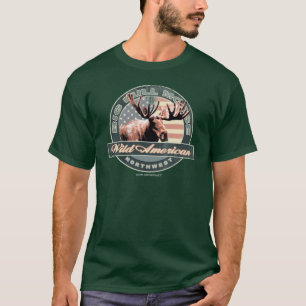 american wildlife moose T-Shirt