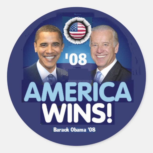 AMERICAN WINS Sticker (Front)