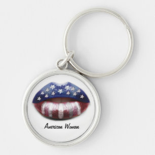 American Woman Keychain