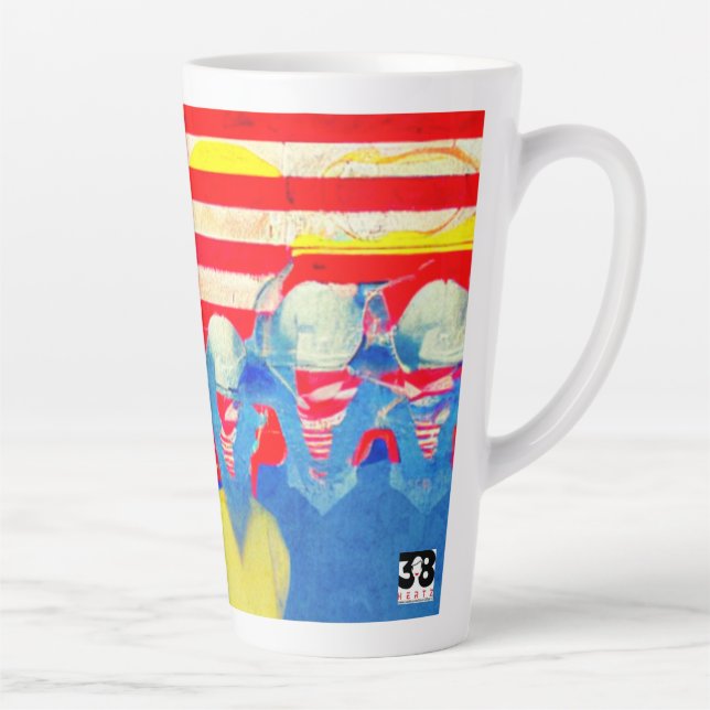 American Worker Latte Mug (Right)