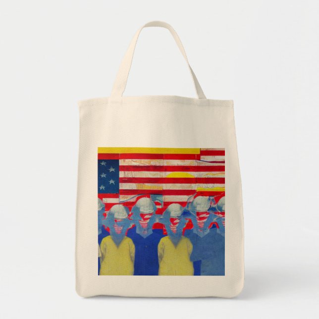 American Worker Tote Bag (Front)