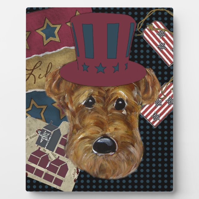 AMERICANA AIREDALE PLAQUE (Front)