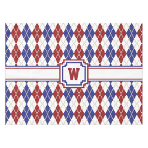 Americana Argyle Tablecloth