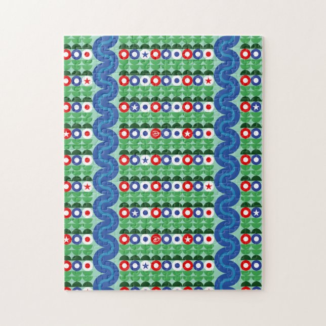 Americana Flowers - Puzzle (Vertical)
