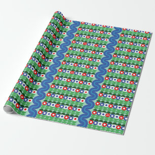 Americana Flowers - Wrapping Paper