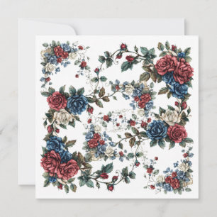 Americana Garden Patriot Roses Invitation