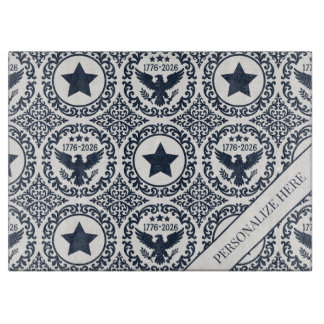 Americana Heritage Eagle Medallion (Navy Cream) Cutting Board