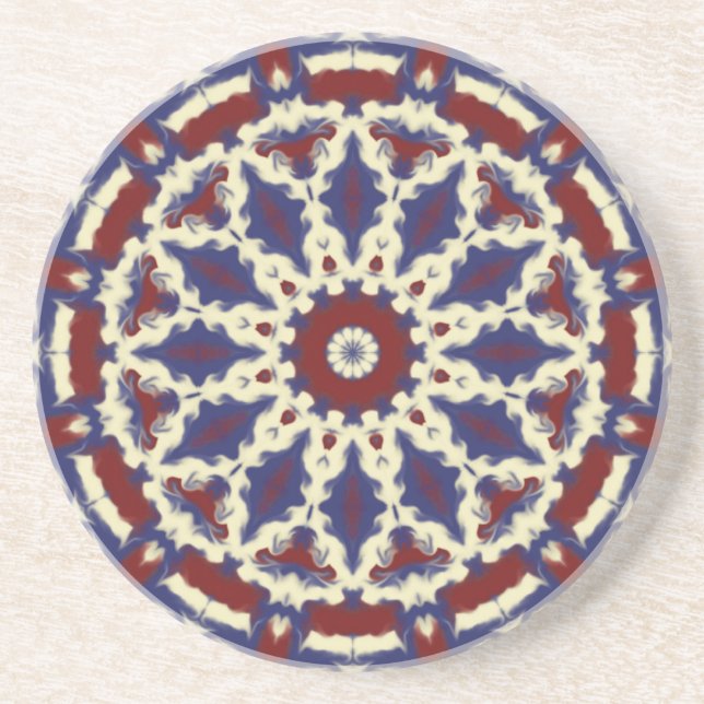 Americana Kaleidoscope Coaster (Front)