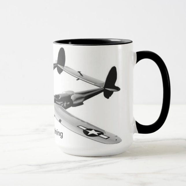 Americana:  P-38 Lightning Mug (Right)