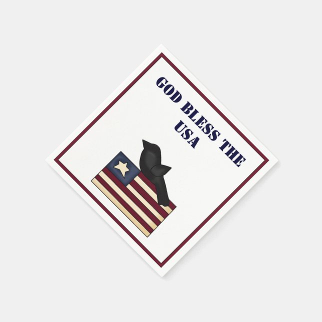 Americana Paper Napkins (Corner)