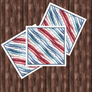 Americana Party Napkins – Whimsical Star & Stripes