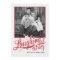 Americana Red Snowflake Holiday Photo Card