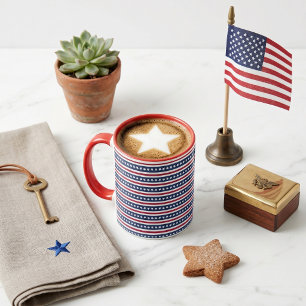 Americana stars and stripes  mug