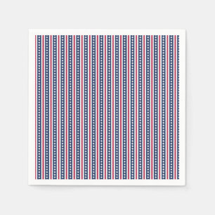 Americana stars and stripes  napkin