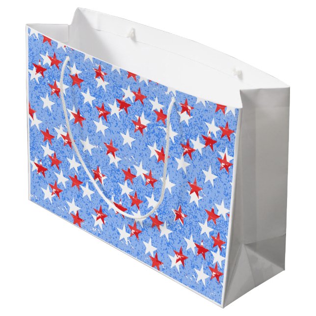 Americana Stars Gift Bag (Back Angled)