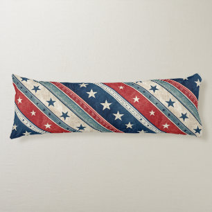 Americana/Stars Stripes/Patriotic Body Pillow