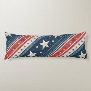 Americana/Stars Stripes/Patriotic Body Pillow