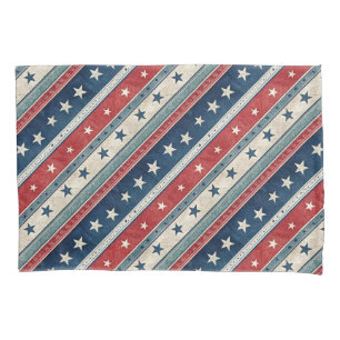 Americana/Stars Stripes/Patriotic Pillowcase