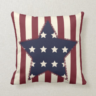 Americana Throw Pillow