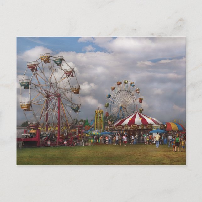 Americana - Travelling Carnival Postcard (Front)