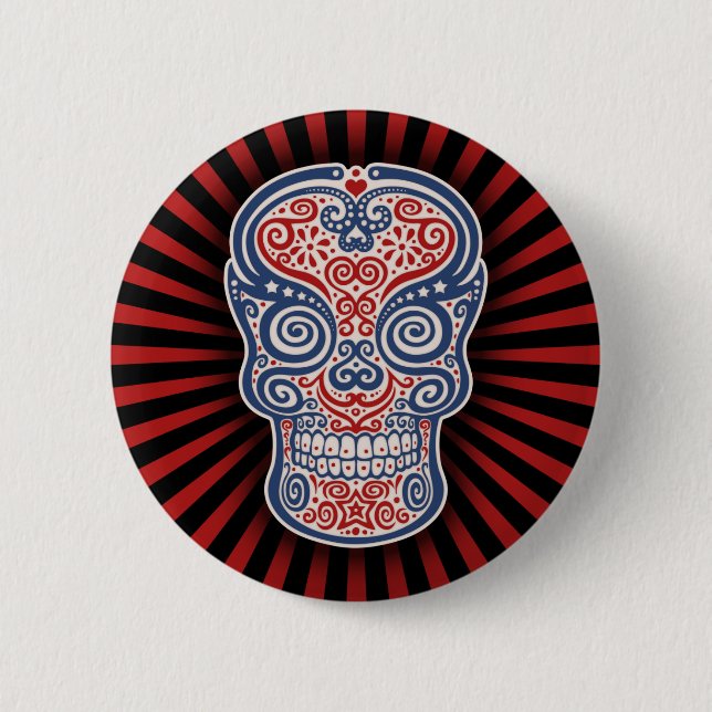 Americano 2 Inch Round Button (Front)