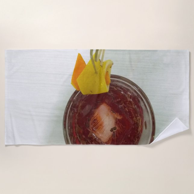 Americano Beach Towel (Front)