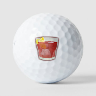 Americano cocktail golf balls