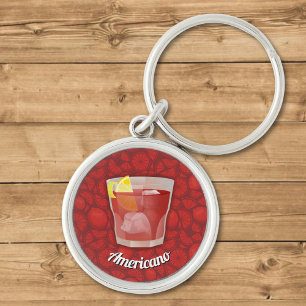 Americano Cocktail Keychain