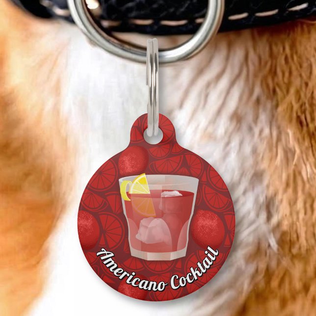 Americano cocktail pet tag (Creator Uploaded)