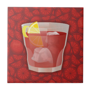 Americano cocktail tile