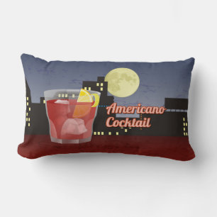 Americano Recipe Lumbar Pillow