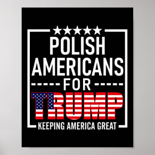 Americans For Trump Conservative Gift 2020 Reelect Poster