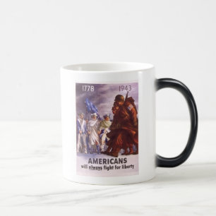 Americans will always fight for LIBERTY Magic Mug
