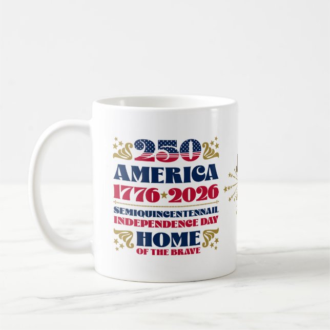 America's 250th Anniversary Mug (Left)