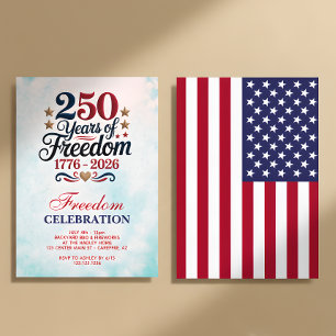 America's 250th Anniversary Party Invitation