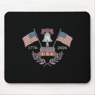Americas 250th Birthday_ 1776-2026 Liberty Bell Mouse Pad
