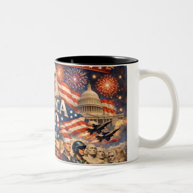 America's 250th Birthday Coffee Mug  (Right)