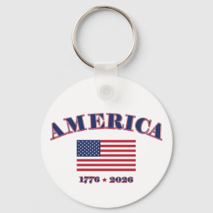 America's 250th Birthday Keychain