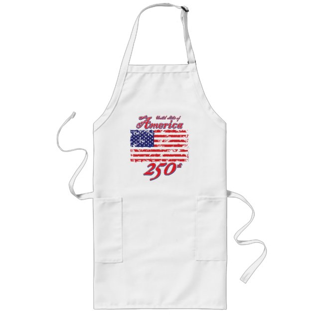 Americas 250th Birthday Long Apron (Front)