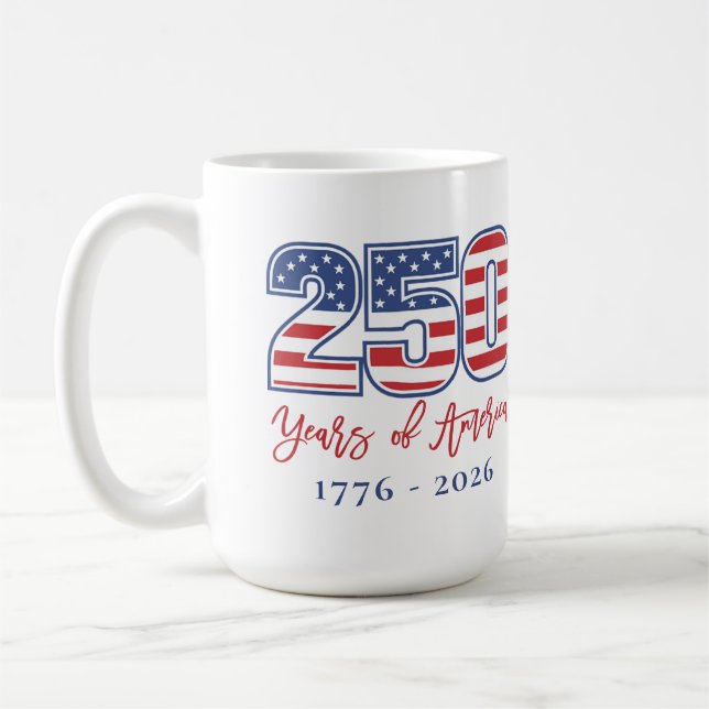 America's 250th Birthday Party Coffee Mug (Left)