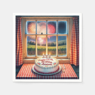 America's 250th Birthday Party Napkin
