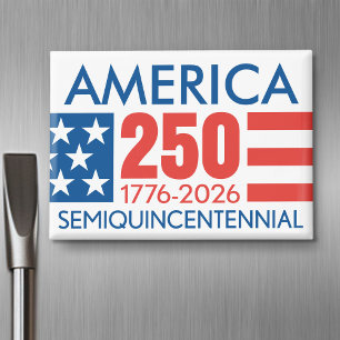 America's 250th Birthday - Stars and Stripes Magnet