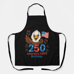 America's 250th Birthday - US Flag 250 Years Anniv Apron