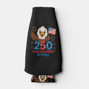 America's 250th Birthday - US Flag 250 Years Anniv Bottle Cooler