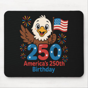 America's 250th Birthday - US Flag 250 Years Anniv Mouse Pad