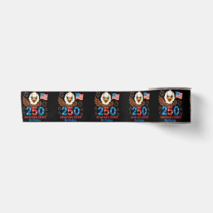 America's 250th Birthday - US Flag 250 Years Anniv Satin Ribbon