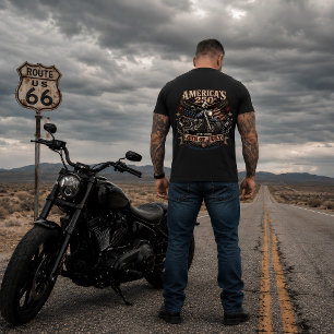 America's 250th Patriotic Motorcycle Biker T-Shirt